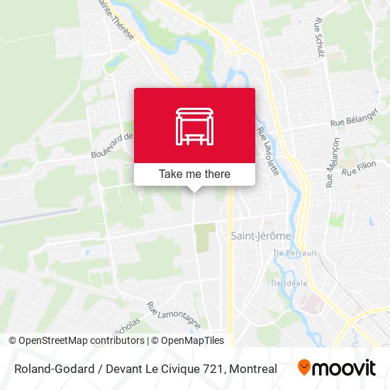 Roland-Godard / Devant Le Civique 721 map