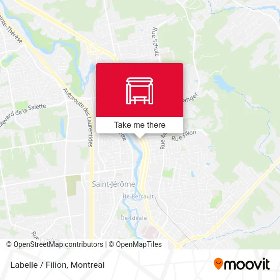 Labelle / Filion map