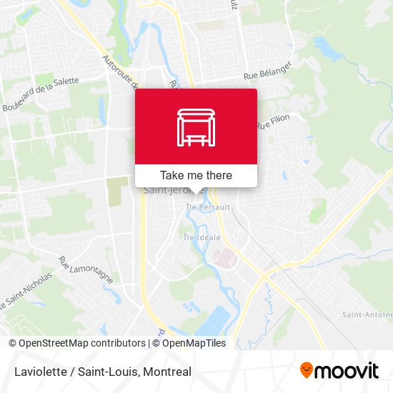 Laviolette / Saint-Louis map