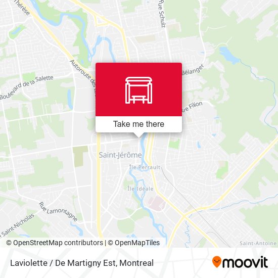 Laviolette / De Martigny Est map