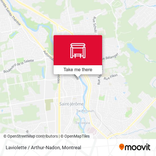 Laviolette / Arthur-Nadon map