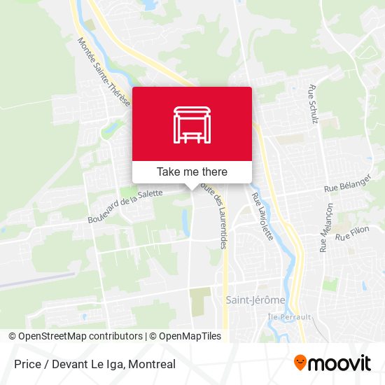 Price / Devant Le Iga map