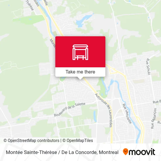 Montée Sainte-Thérèse / De La Concorde map