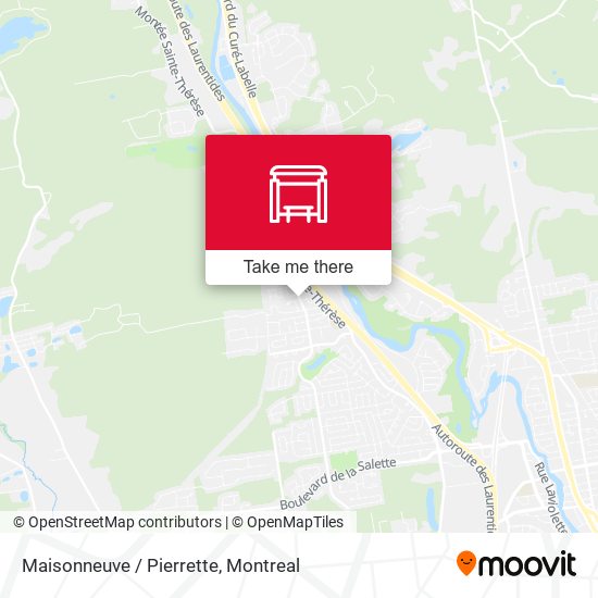 Maisonneuve / Pierrette map