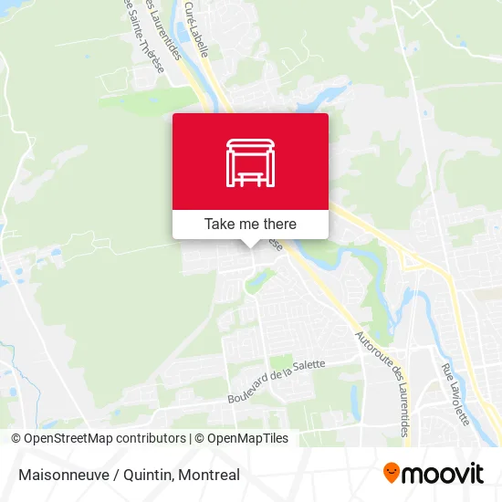 Maisonneuve / Quintin map