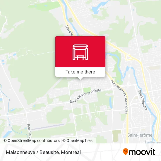 Maisonneuve / Beausite map