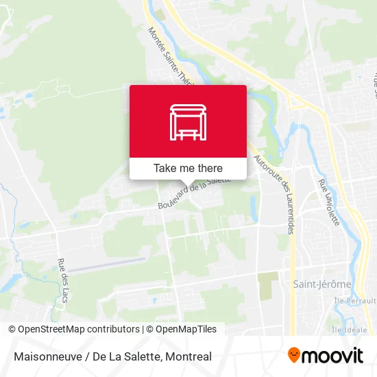 Maisonneuve / De La Salette map