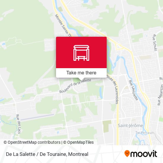 De La Salette / De Touraine map