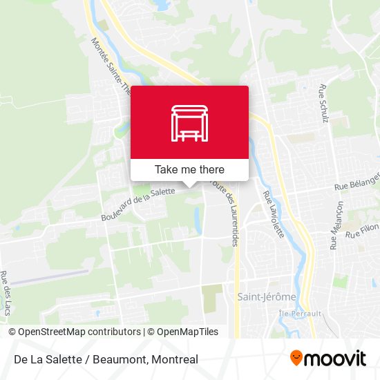 De La Salette / Beaumont map