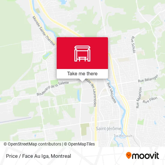 Price / Face Au Iga map