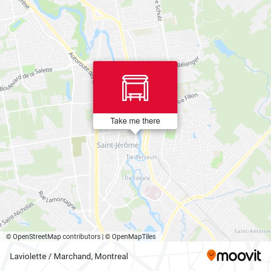 Laviolette / Marchand map
