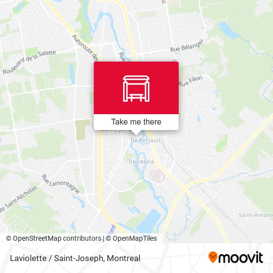 Laviolette / Saint-Joseph map