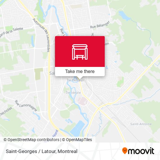 Saint-Georges / Latour map