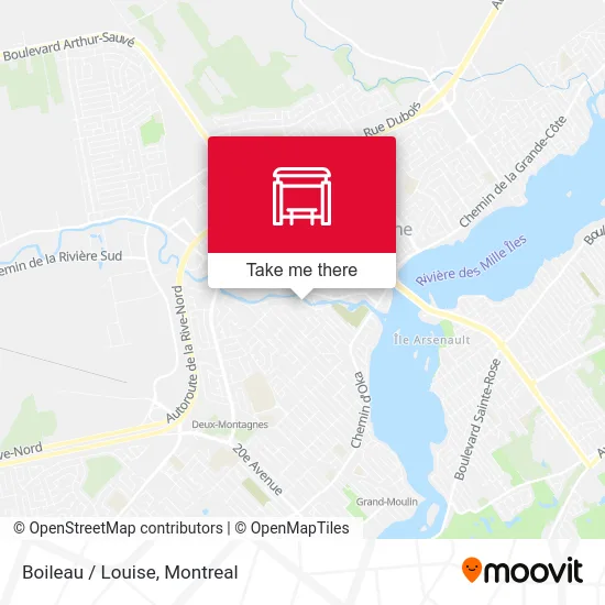 Boileau / Louise map