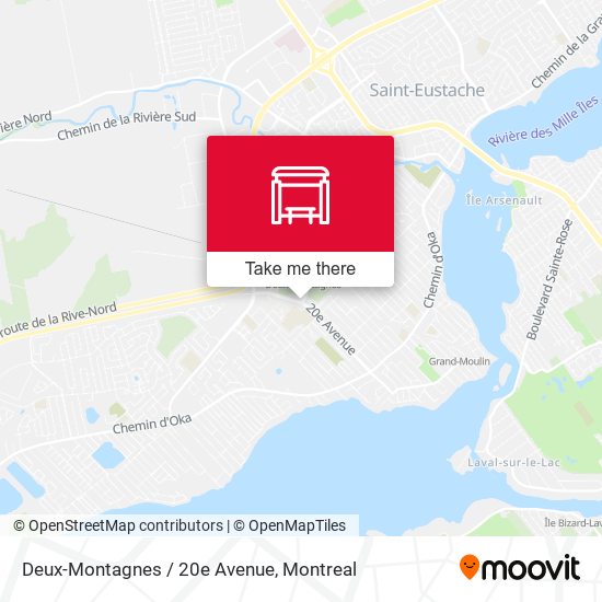 Deux-Montagnes / 20e Avenue map