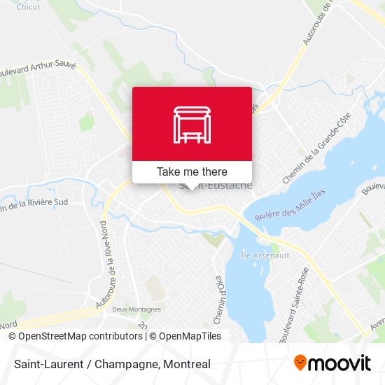 Saint-Laurent / Champagne map