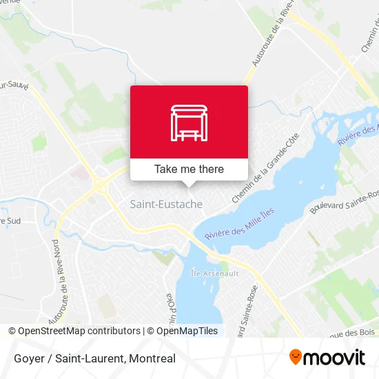 Goyer / Saint-Laurent map