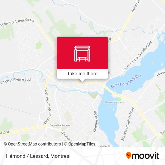 Hémond / Lessard map