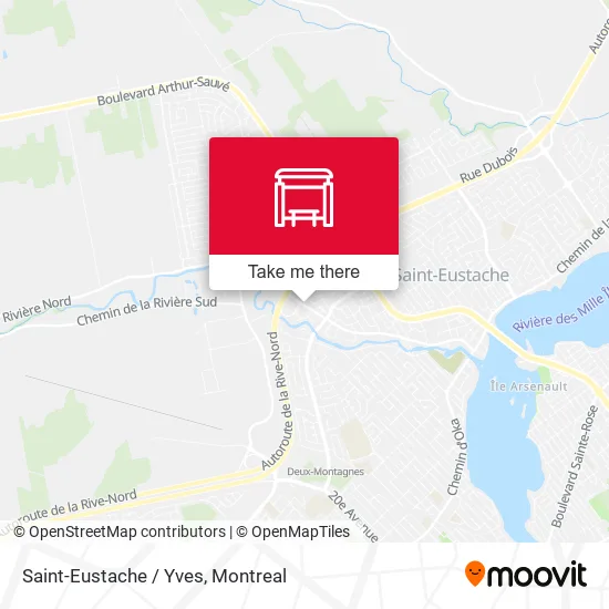 Saint-Eustache / Yves map