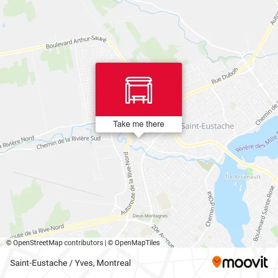 Saint-Eustache / Yves map