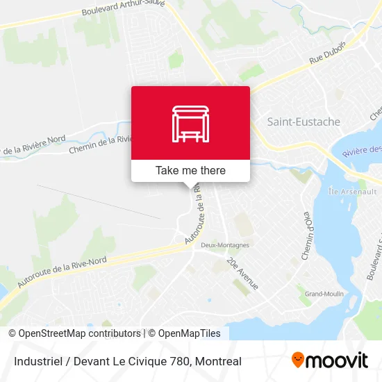 Industriel / Devant Le Civique 780 map