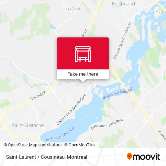 Saint-Laurent / Cousineau map