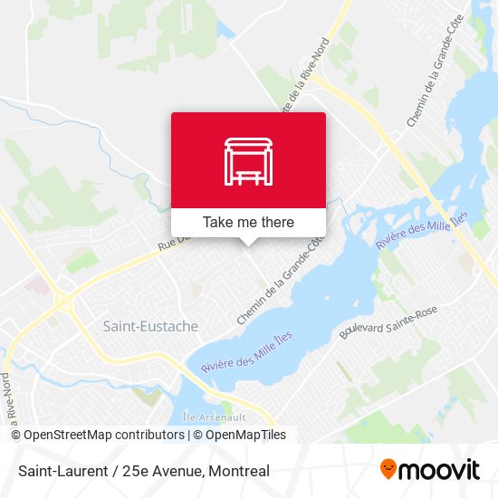 Saint-Laurent / 25e Avenue map