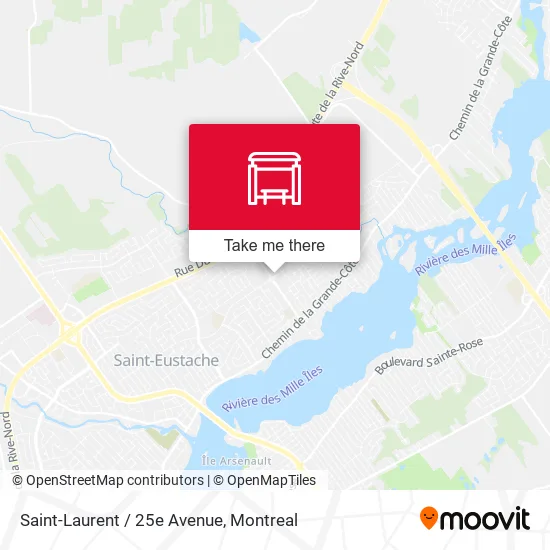 Saint-Laurent / 25e Avenue map