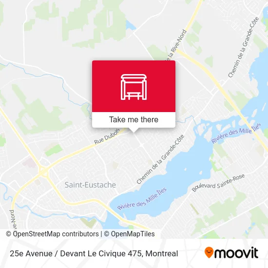 25e Avenue / Devant Le Civique 475 map