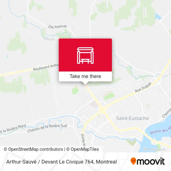 Arthur-Sauvé / Devant Le Civique 764 map