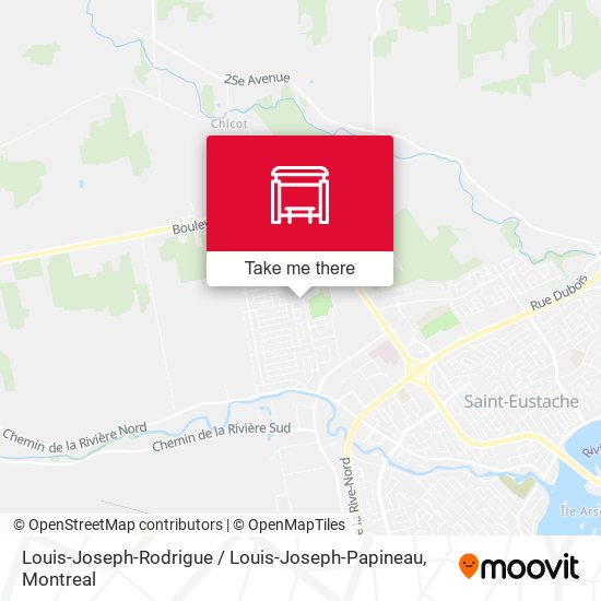 Louis-Joseph-Rodrigue / Louis-Joseph-Papineau map