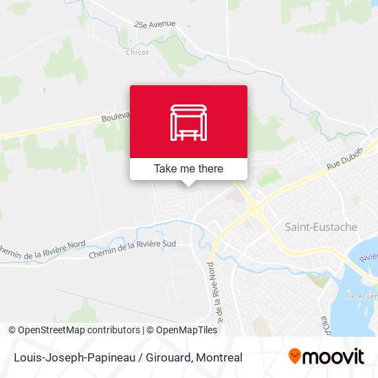 Louis-Joseph-Papineau / Girouard map