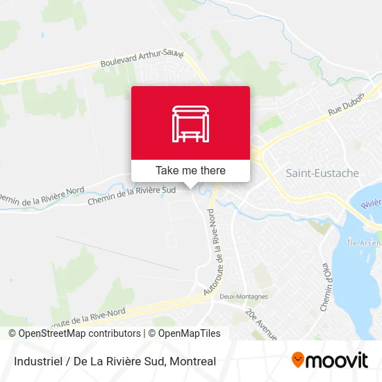 Industriel / De La Rivière Sud map