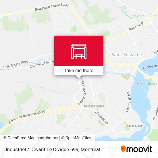 Industriel / Devant Le Civique 699 map