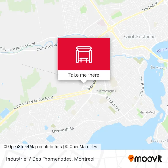 Industriel / Des Promenades map