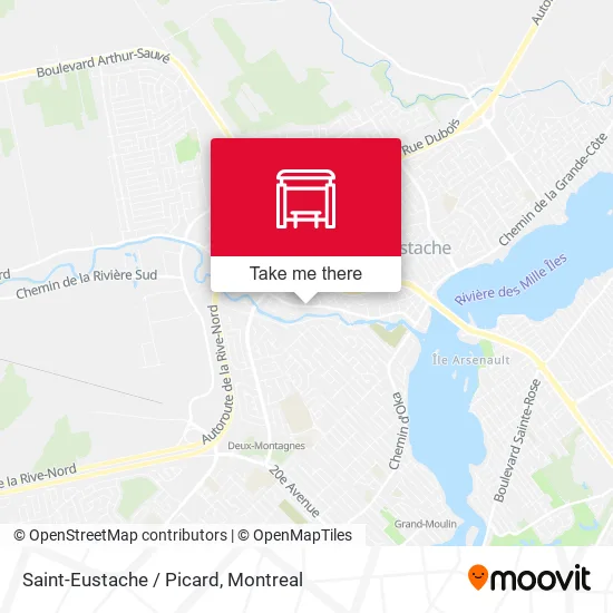 Saint-Eustache / Picard map