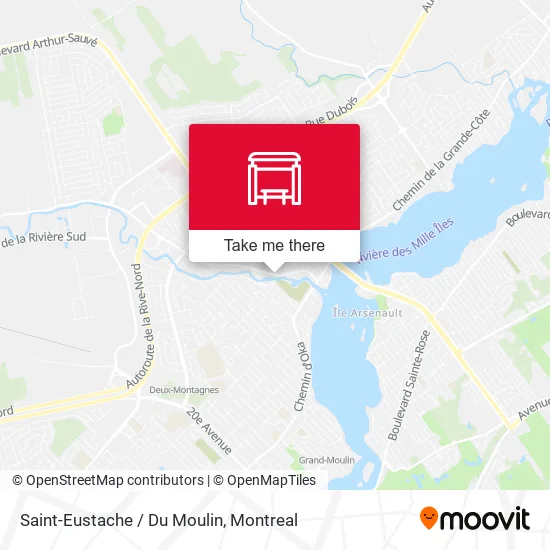 Saint-Eustache / Du Moulin map