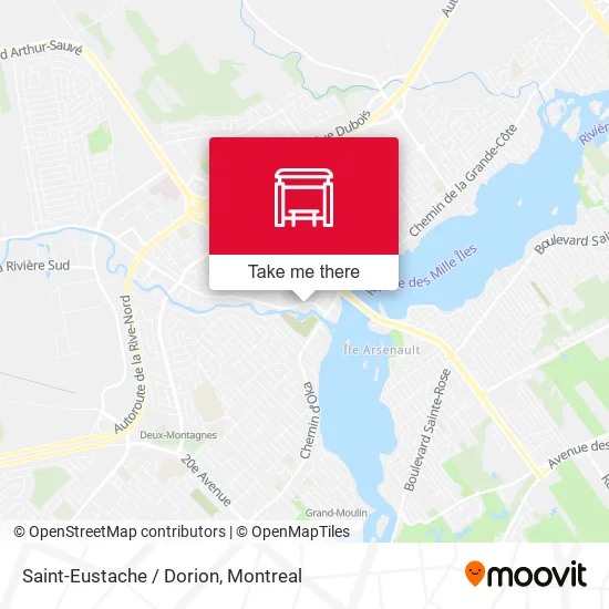 Saint-Eustache / Dorion map