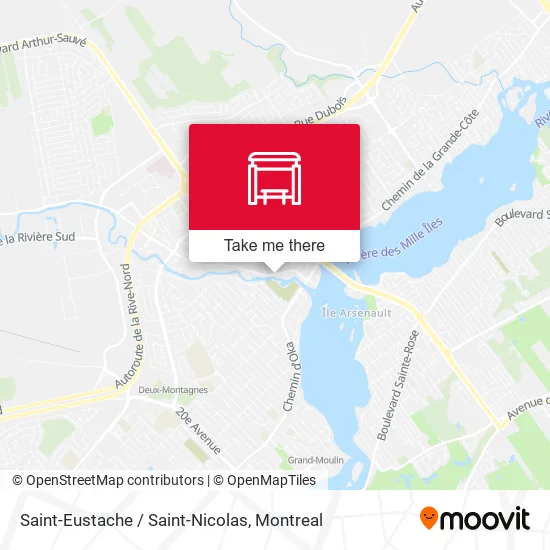 Saint-Eustache / Saint-Nicolas map