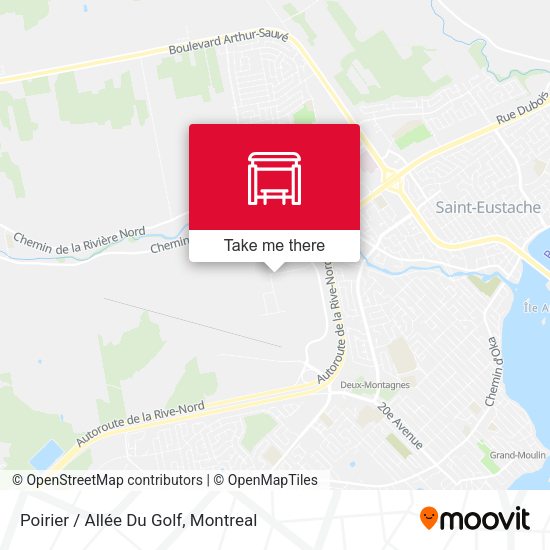 Poirier / Allée Du Golf map