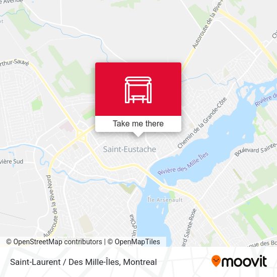 Saint-Laurent / Des Mille-Îles map