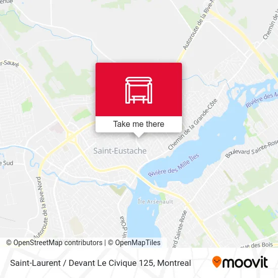 Saint-Laurent / Devant Le Civique 125 map