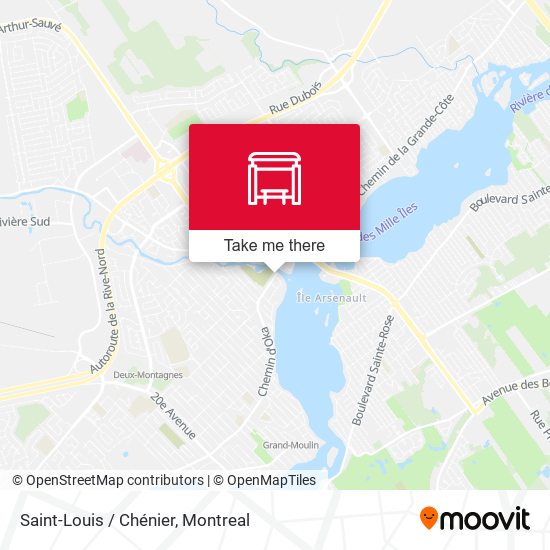 Saint-Louis / Chénier map