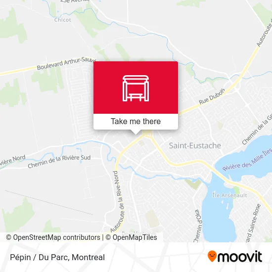 Pépin / Du Parc map