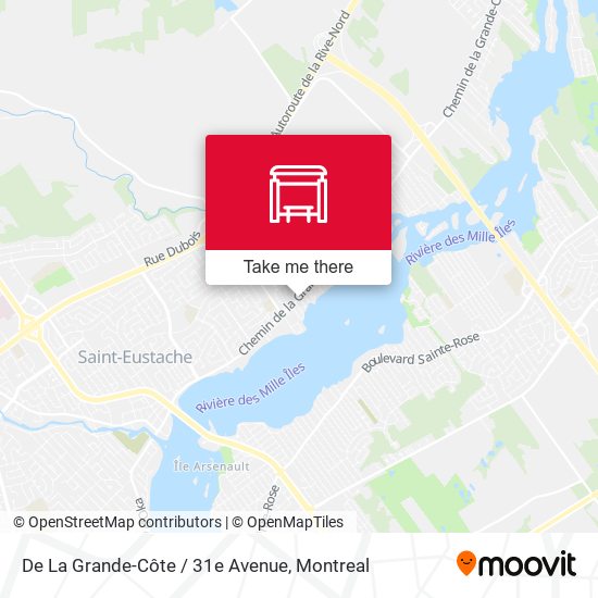 De La Grande-Côte / 31e Avenue map
