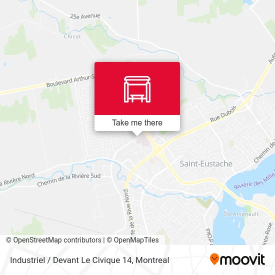 Industriel / Devant Le Civique 14 map