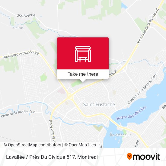 Lavallée / Près Du Civique 517 map