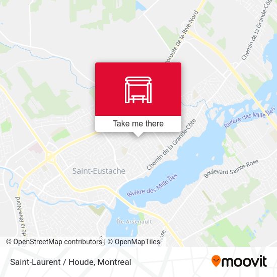 Saint-Laurent / Houde map