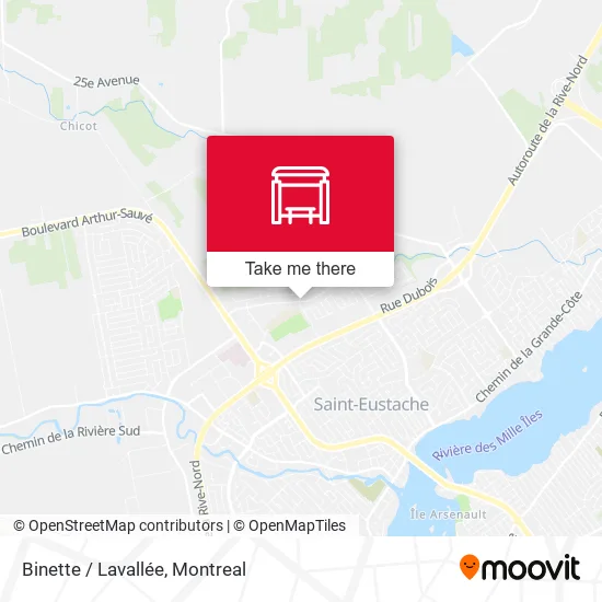 Binette / Lavallée map