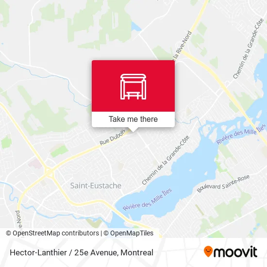 Hector-Lanthier / 25e Avenue map